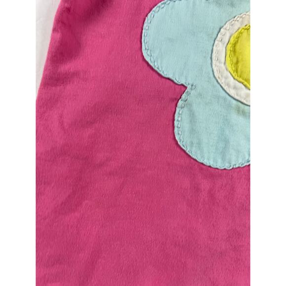 Mini Boden Pink Flower Applique Tee size 3 4 - Picture 5 of 8
